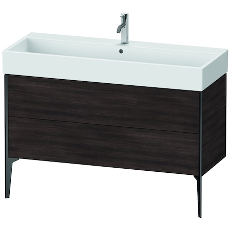 Xviu Floor Standing Vanity Unit Chestnut Dark